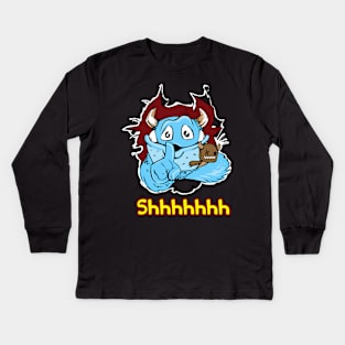 Monster - Shhh - ny Kids Long Sleeve T-Shirt